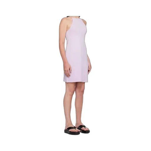 Purple Strap Minidress
