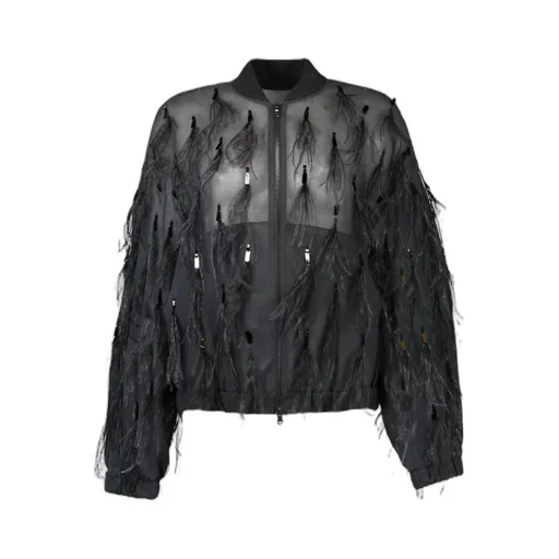 Brunello Cucinelli Embroidered Zipped Bomber Jacket