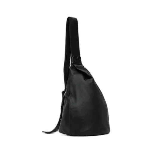 Discord Yohji Yamamoto Logo Embossed Single Strapped Shoulder Bag