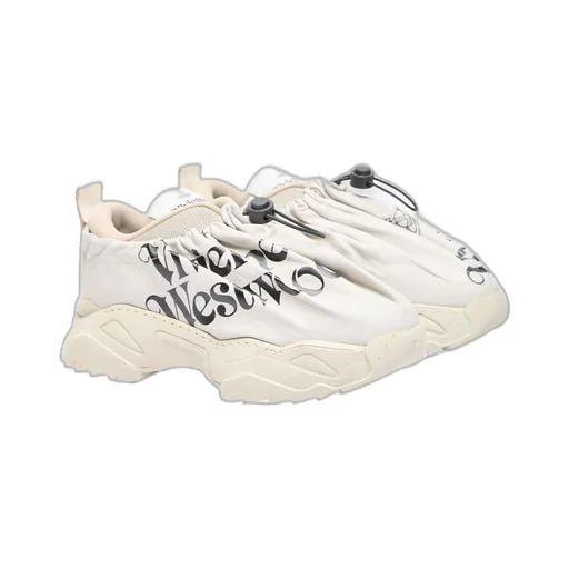 Logo-Print Drawstring Sneakers