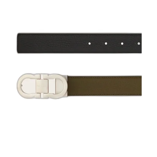 Salvatore Ferragamo Gancini-Buckle Reversible Belt