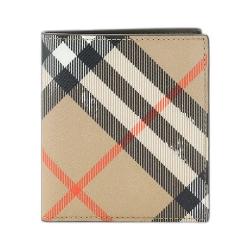 Burberry Check Printed Bi-Fold Wallet
