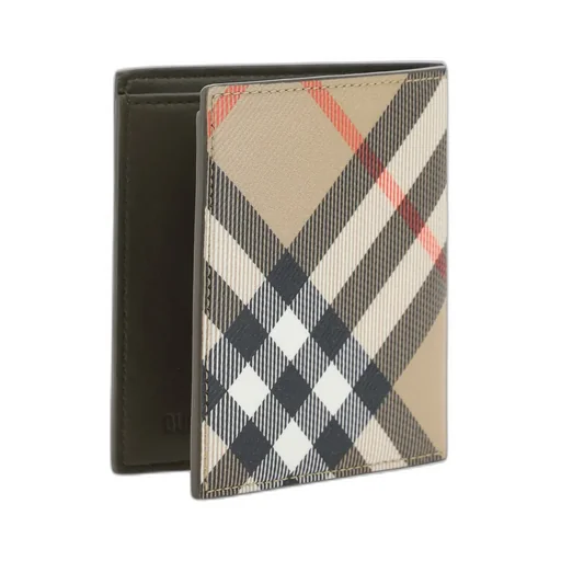 Burberry Check Printed Bi-Fold Wallet
