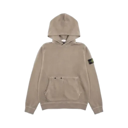 Stone Island Long-Sleeved Compass Patch Hoodie