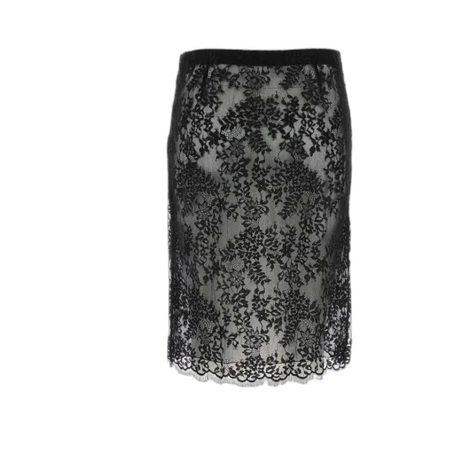 Saint Laurent Lace Midi Skirt