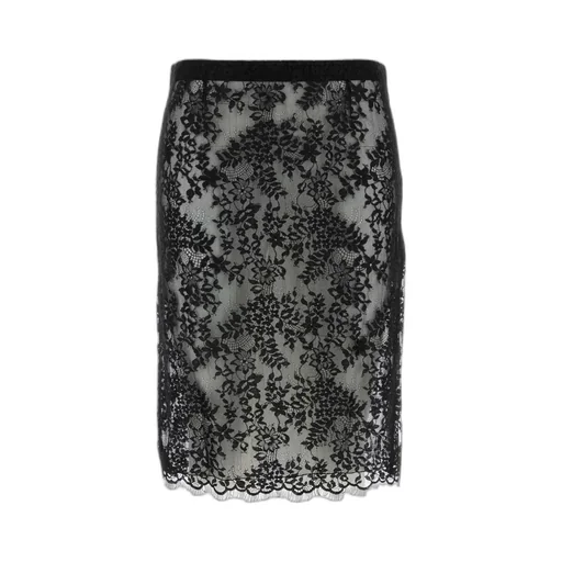 Saint Laurent Lace Midi Skirt