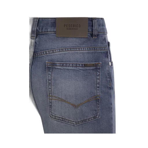 Peserico High-Waisted Wide-Leg Jeans