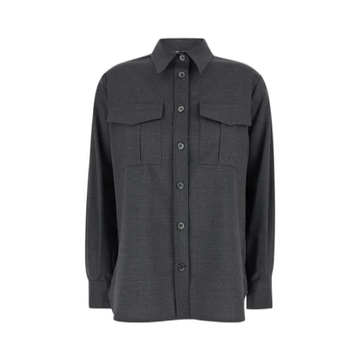 P.A.R.O.S.H. Button-Up Long-Sleeved Shirt
