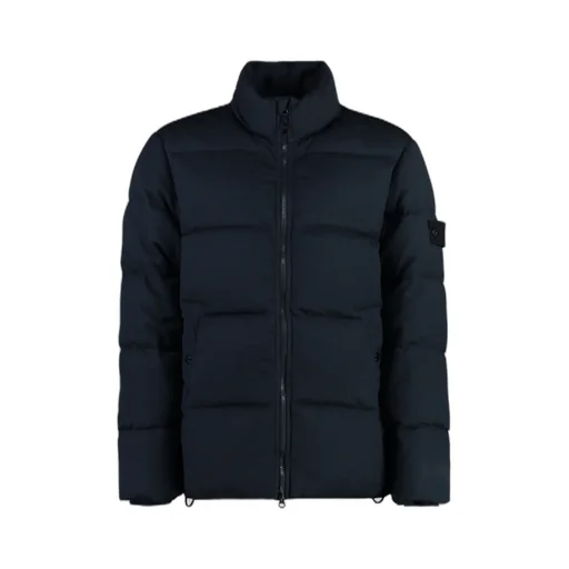 Stone Island Logo Patch Zipped Padded Jacket