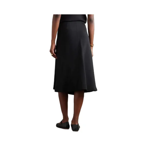 Loro Piana Bull Pleated High-Rise Midi Skirt