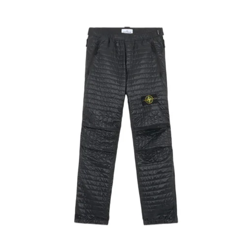 Stone Island Logo Patch Elastic Waist Pants
