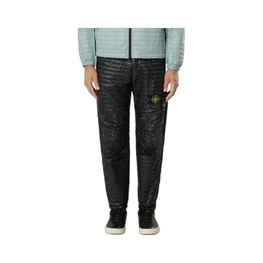 Stone Island Logo Patch Elastic Waist Pants