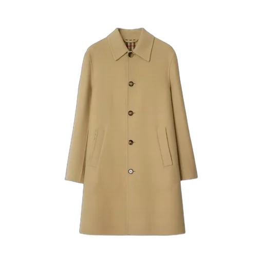 Mid-Length Wool Car Coat