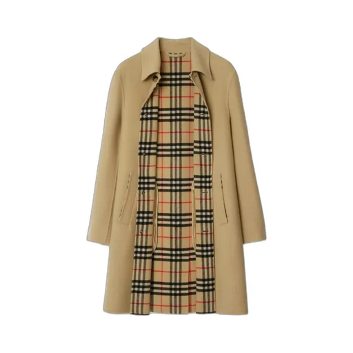 Mid-Length Wool Car Coat