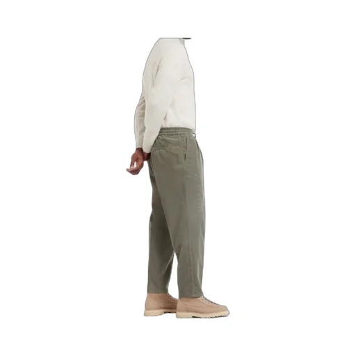 Drawstring-Waistband Corduroy Trousers