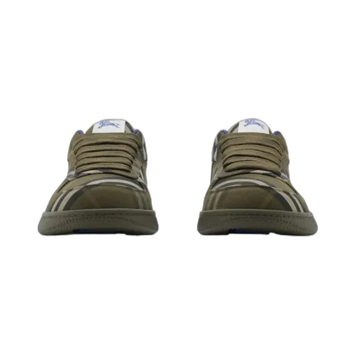 Burberry Checked Terrace Lace-Up Sneakers