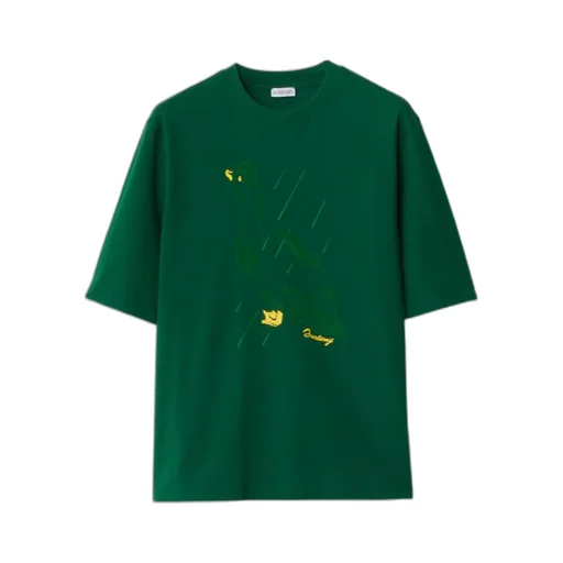 Embroidered-Duck Cotton Tshirt