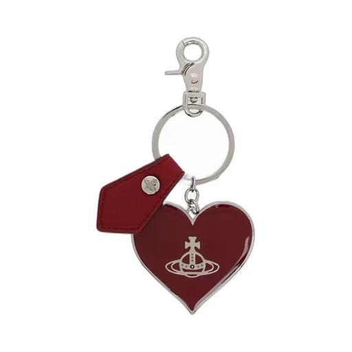 Mirror Heart Orb Keyring