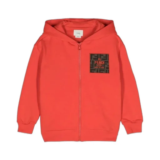 Logo-Patch Zip-Up Hoodie