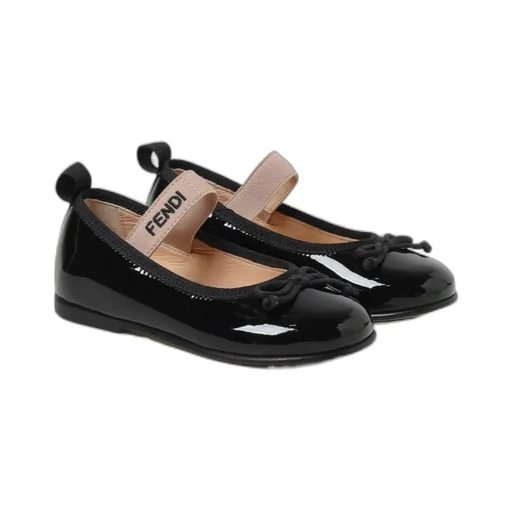 Bow-Detail Ballerina Shoes