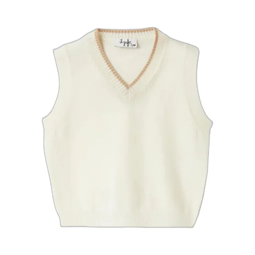 Il Gufo V-Neck Knitted Vest