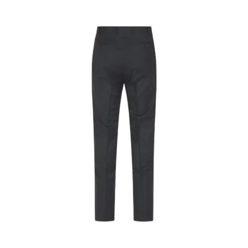 Tailored-Cut Wool Trousers