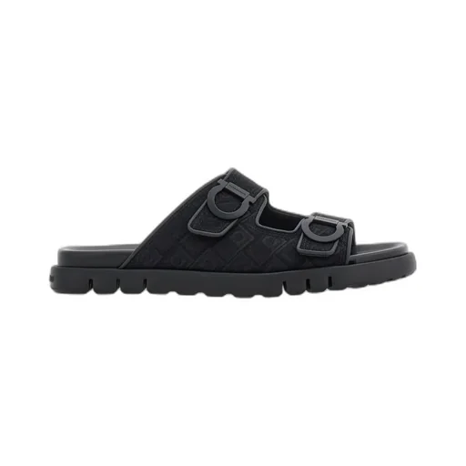 Logo Double Strap Slippers