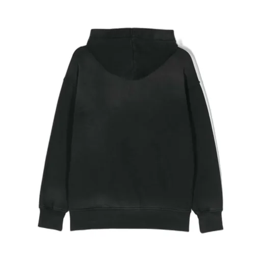 Msgm Kids Logo Printed Straight Hem Hoodie