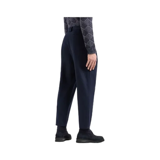 Belt-Loop Single-Pleated Trousers