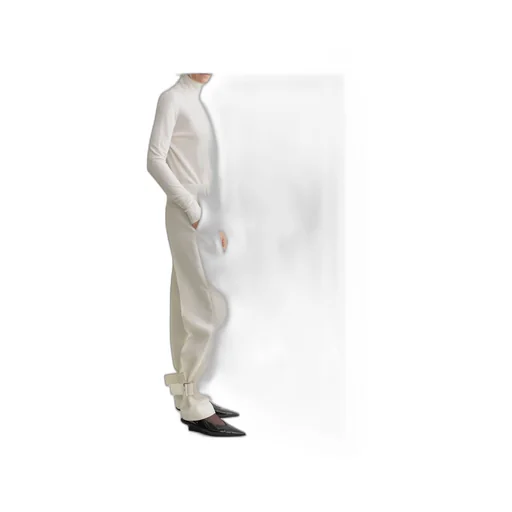 TotÊMe Presse Creased Buckled Slouch Trousers
