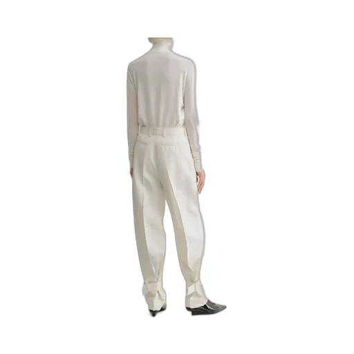 TotÊMe Presse Creased Buckled Slouch Trousers