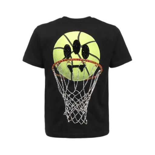 Smiley Face-Print T-Shirt