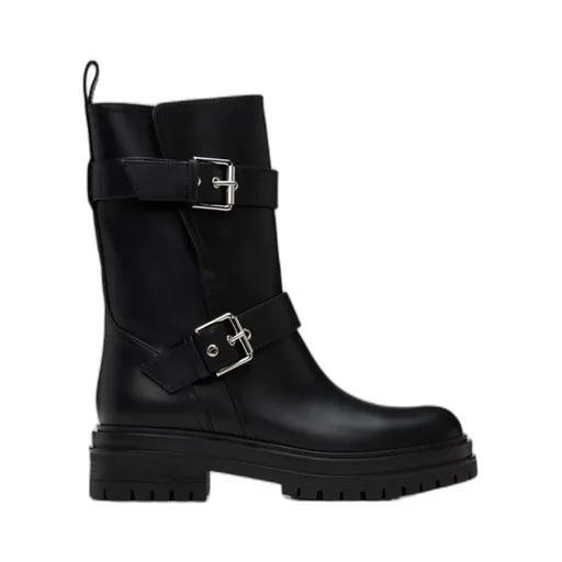 Gianvito Rossi Montey Round-Toe Ankle Boots