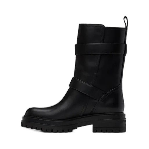 Gianvito Rossi Montey Round-Toe Ankle Boots