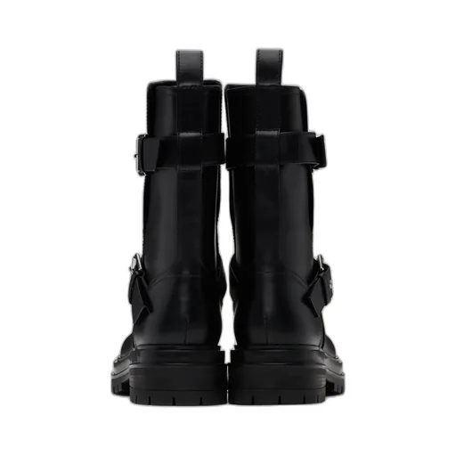 Gianvito Rossi Montey Round-Toe Ankle Boots