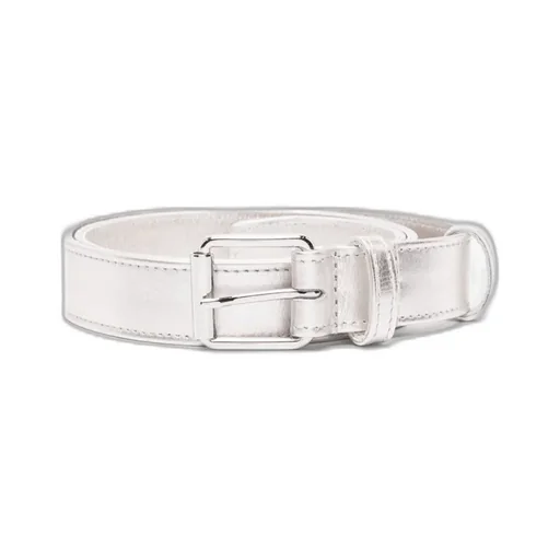 Metallic Leather Belt