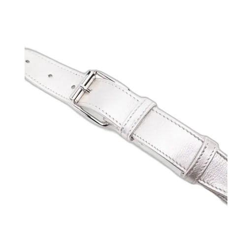 Metallic Leather Belt