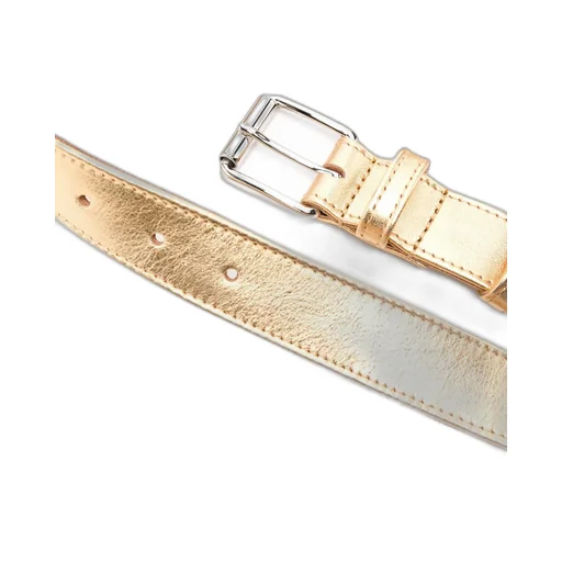 Metallic Leather Belt