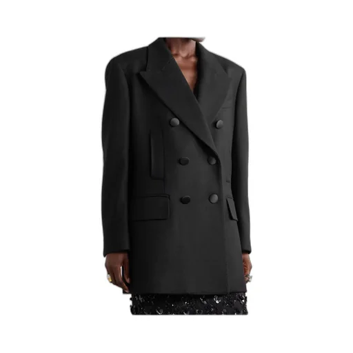 Dolce & Gabbana Double Breasted Straight Hem Blazer