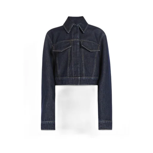 Sportmax Bormio Cropped Denim Jacket