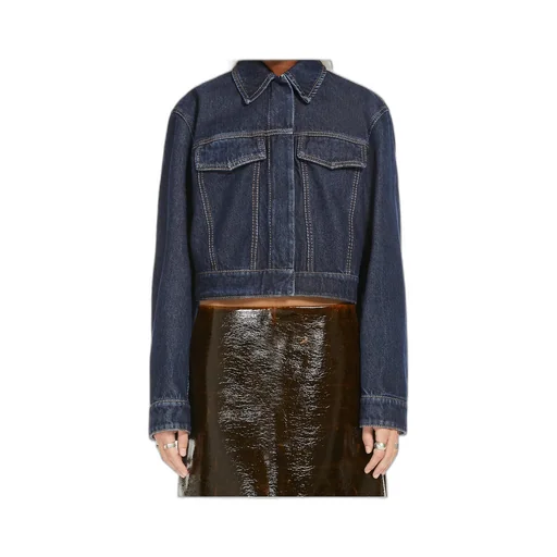Sportmax Bormio Cropped Denim Jacket