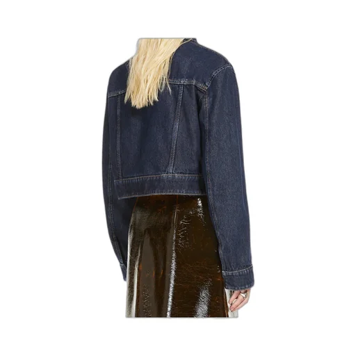 Sportmax Bormio Cropped Denim Jacket