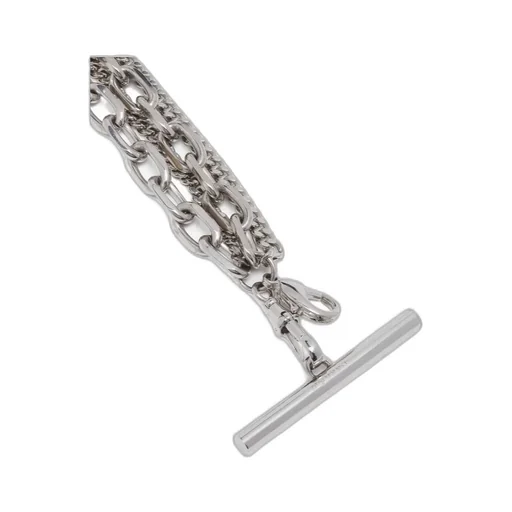 Alexander Mcqueen Sling Cross-Bar Chain-Detailed Bracelet