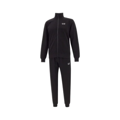 Ea7 Emporio Armani Logo Printed Zipped Track Suit