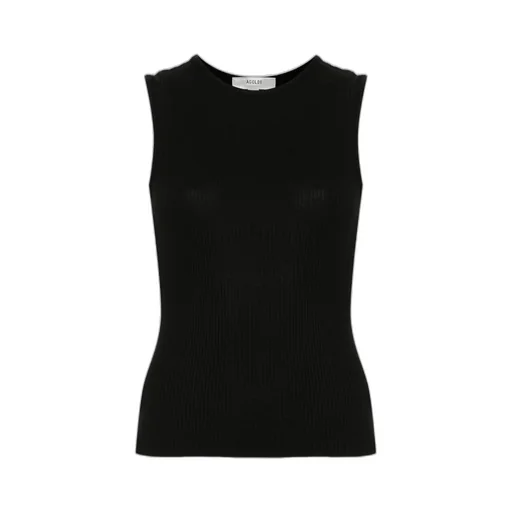 Agolde Binx Sleeveless Ribbed Tank Top