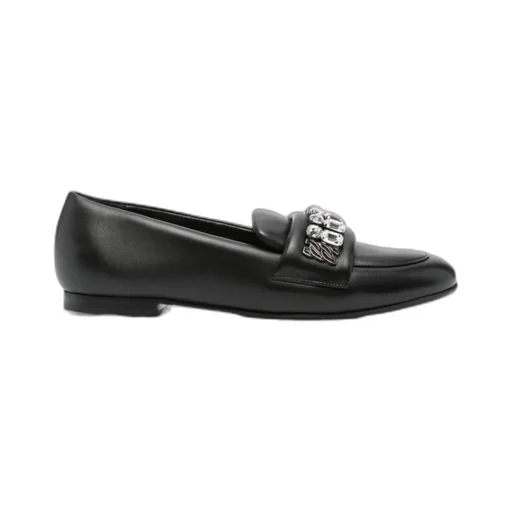 Casadei Embellished Slip-On Flat Shoes