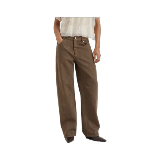 Brunello Cucinelli Dyed Wide-Leg Trousers
