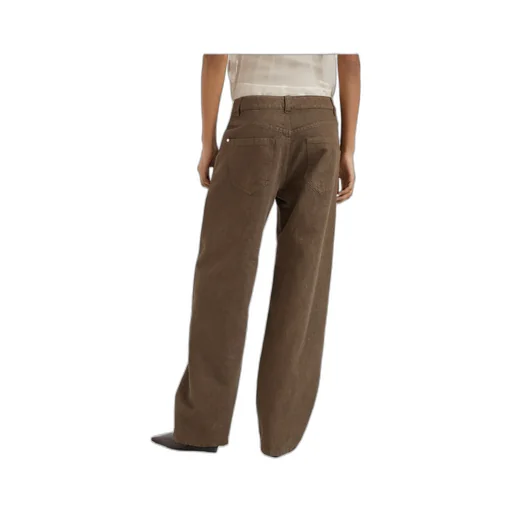 Brunello Cucinelli Dyed Wide-Leg Trousers