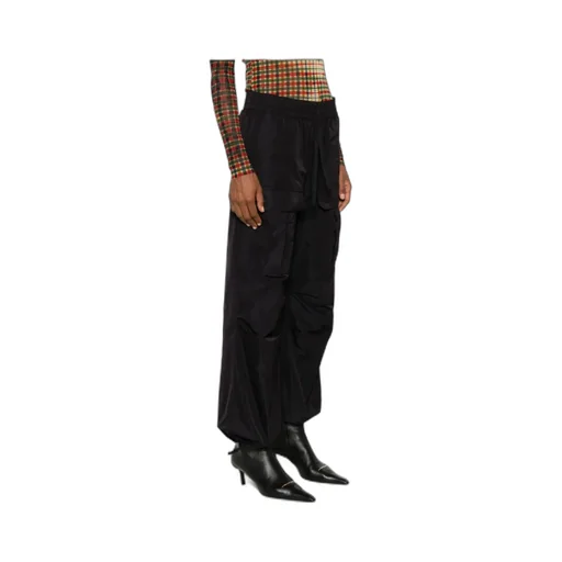 Pleat-Detail Cargo Pants