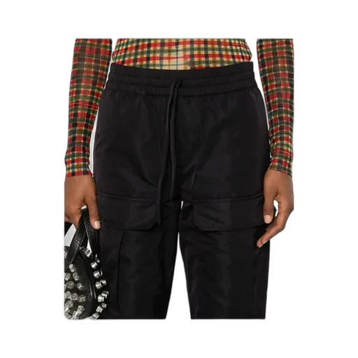 Pleat-Detail Cargo Pants